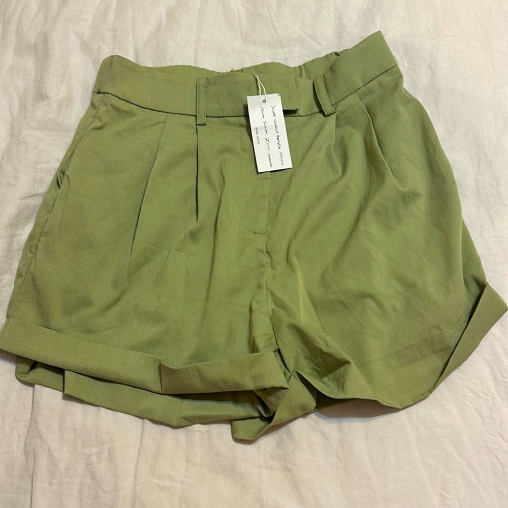 Green shorts